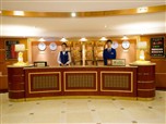 长江三峡总统六号游轮大堂与前台