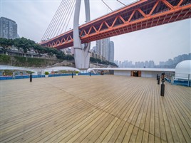 长江三峡华夏五号游轮阳光甲板
