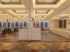 长江三峡华夏三号游轮VIP餐厅