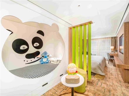 长江三峡世纪荣耀号游轮Panda家庭主题客房